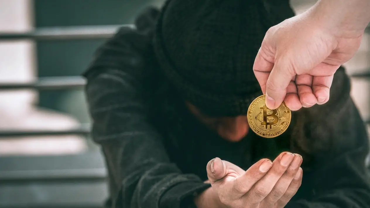 Przekazanie bitcoina osobie potrzebującej