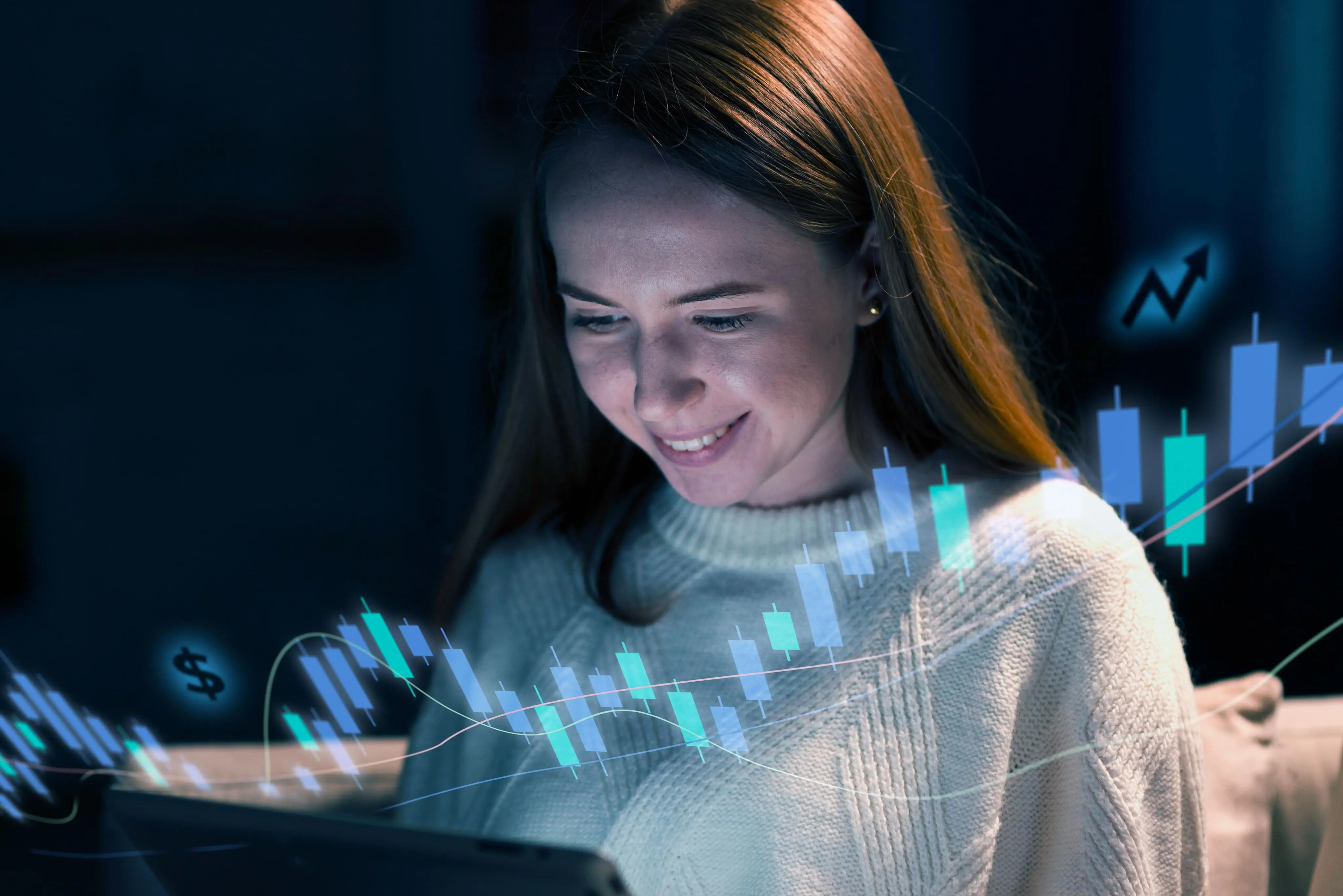 Analiza wykresów inwestycyjnych z Trader AI 